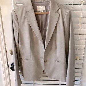 Gray womens suit jacket size 10